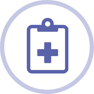 Icon of a medical clipboard
